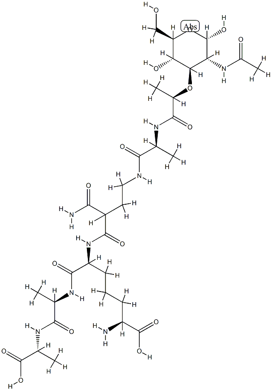 muramyl pentapeptide Struktur