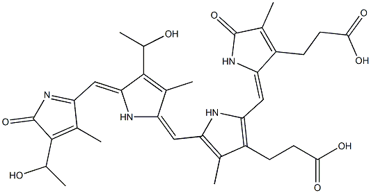 hematobiliverdin Struktur