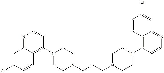 Piperaquine Struktur