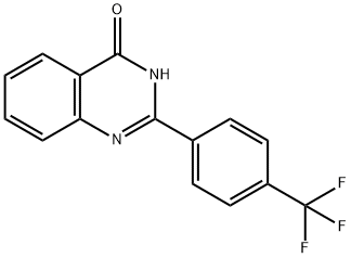 2-[4-(Trifluoromethyl)phenyl]quinazolin-4(3H)-one Struktur