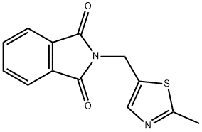 2-[(2-Methyl-5-thiazolyl)methyl]-1H-isoindole-1,3(2H)-dione Struktur