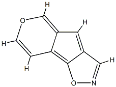 Pyrano[4,3:3,4]cyclopent[1,2-d]isoxazole (9CI) Struktur