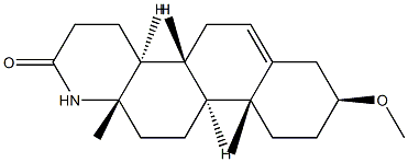 3-methoxy-17-aza-homoandrost-5-ene-17-one Struktur