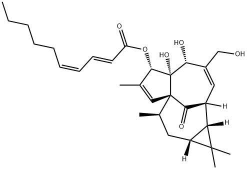 3-O-(2'E,4'Z-Decadienoyl)ingenol Struktur