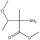 D-Isovaline, 3-methoxy-, methyl ester, threo- (9CI) Struktur