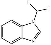 1H-Benzimidazole,1-(difluoromethyl)-(9CI) Struktur