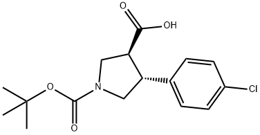 Boc-trans-DL-b-Pro-4-(4-chlorophenyl)-OH