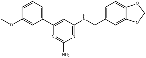 2-アミノ-4-[3,4-(メチレンジオキシ)ベンジルアミノ]-6-(3-メトキシフェニル)ピリミジン price.