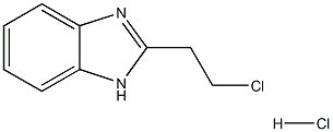 1H-BenziMidazole, 2-(2-chloroethyl)-, hydrochloride (1:1) Struktur