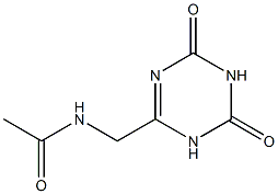 2(1)-s-Triazone,  6-(acetamidomethyl)-4-hydroxy-  (4CI) Struktur