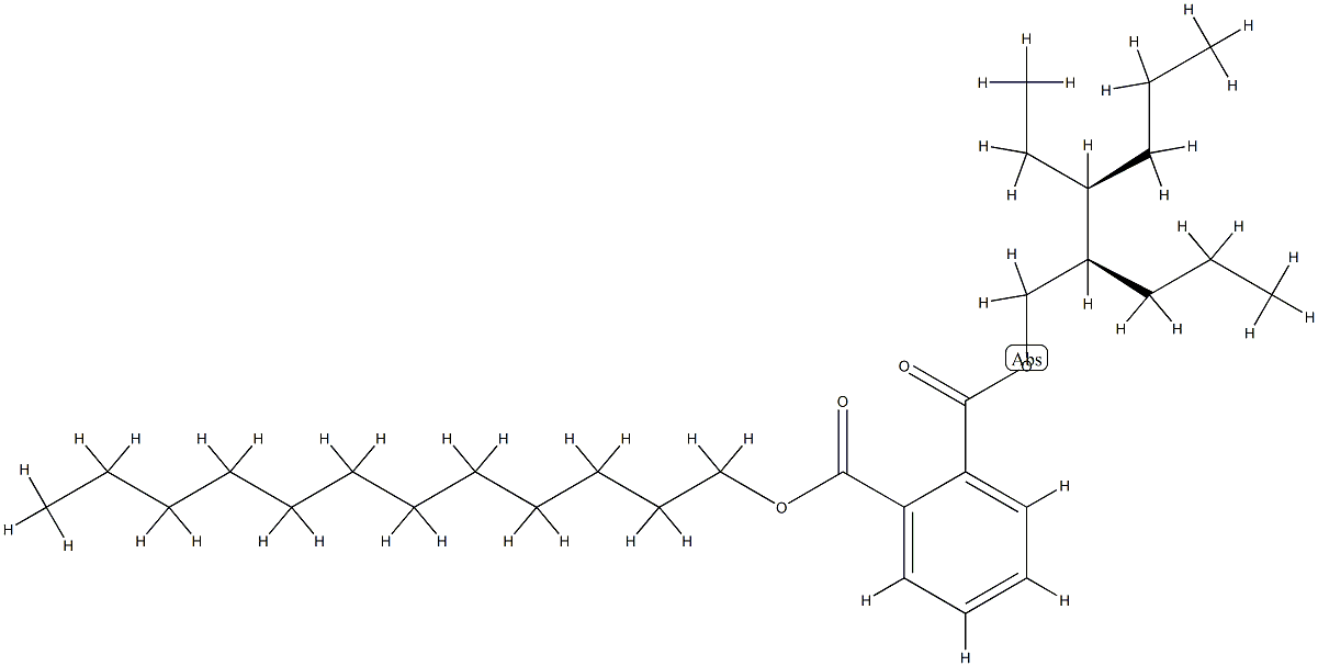 diundecyl phthalate, branched and linear Struktur