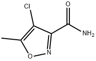 3-Isoxazolecarboxamide,4-chloro-5-methyl-(9CI) Struktur