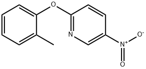 5-nitro-2-(o-tolyloxy)pyridine Struktur