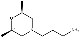 3-[(2R*,6S*)-2,6-dimethyl-4-morpholinyl]-1-propanamine(SALTDATA: FREE) Struktur