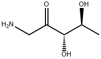 1-Amino-1,5-dideoxy-L-erythro-2-pentulose Struktur