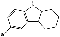 1H-Carbazole, 6-broMo-2,3,4,4a,9,9a-hexahydro- Struktur