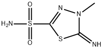 1,3,4-Thiadiazole-2-sulfonamide,4,5-dihydro-5-imino-4-methyl-(9CI) Struktur