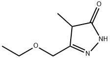 5(4)-Pyrazolone,  3-(ethoxymethyl)-4-methyl-  (1CI) Struktur