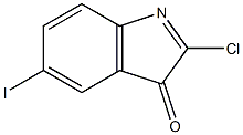 3-Pseudoindolone,  2-chloro-5-iodo-  (2CI) Struktur