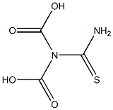 -alpha-,-alpha--Ureadicarboxylic  acid,  thio-  (2CI) Struktur