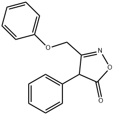 5(4)-Isoxazolone,  3-(phenoxymethyl)-4-phenyl-  (1CI) Struktur