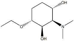 1,3-Cyclohexanediol,2-(dimethylamino)-4-ethoxy-,(1alpha,2bta,3bta,4alpha)-(9CI) Struktur