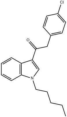 JWH 203 4-chlorophenyl isomer Struktur