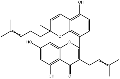 Sanggenone K Struktur