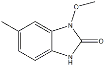 2H-Benzimidazol-2-one,1,3-dihydro-1-methoxy-6-methyl-(9CI) Struktur