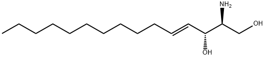 D-erythro-Sphingosine C-15 Struktur