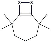 8,9-Dithiabicyclo[5.7.0]non-1(7)-ene, 2,2,6,6-tetramethyl- Struktur