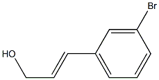 (E)-3-(3-bromophenyl)prop-2-en-1-ol Struktur