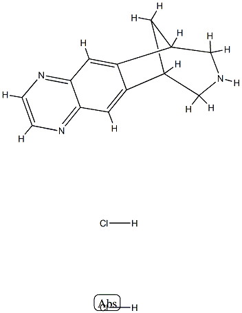 Varenicline-d4 Dihydrochloride (Major) Struktur