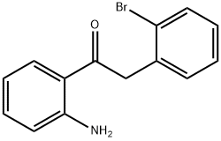 Ethanone, 1-(2-aminophenyl)-2-(2-bromophenyl)- Struktur