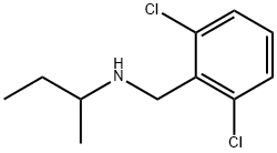 butan-2-yl[(2,6-dichlorophenyl)methyl]amine Struktur