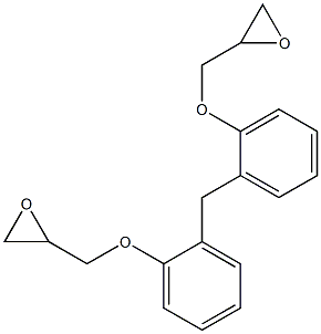 DIGLYCIDYLETHEROFBISPHENOLF Struktur