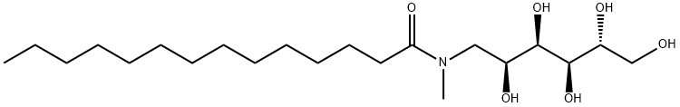 1-Deoxy-1-[methyl(1-oxotetradecyl) amino]-D-glucitol Struktur