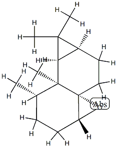 β-(-)-1,10-Epoxyaristolane Struktur