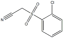 2-(2-chlorophenylsulfonyl)acetonitrile Struktur