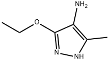 1H-Pyrazol-4-amine,3-ethoxy-5-methyl-(9CI) Struktur