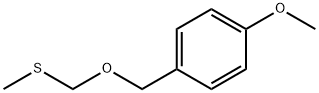 Benzene, 1-Methoxy-4-[[(Methylthio)Methoxy]Methyl]- Struktur