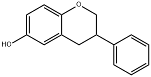 2H-1-Benzopyran-6-ol,3,4-dihydro-3-phenyl-(9CI) Struktur