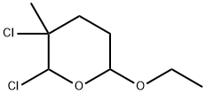 2H-Pyran,2,3-dichloro-6-ethoxytetrahydro-3-methyl-(9CI) Struktur