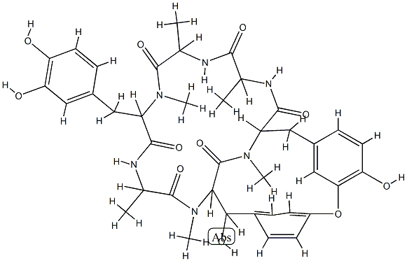 bouvardin catechol Struktur