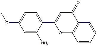 4H-1-Benzopyran-4-one,2-(2-amino-4-methoxyphenyl)-(9CI) Struktur