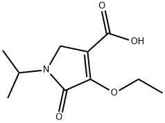 1H-Pyrrole-3-carboxylicacid,4-ethoxy-2,5-dihydro-1-(1-methylethyl)-5-oxo-(9CI) Struktur