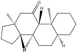 5β-Androstan-11-one Struktur