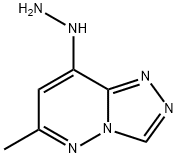 8-hydrazino-6-methyl[1,2,4]triazolo[4,3-b]pyridazine(SALTDATA: FREE) Struktur