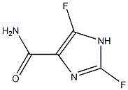 1H-Imidazole-4-carboxamide,2,5-difluoro-(9CI) Struktur