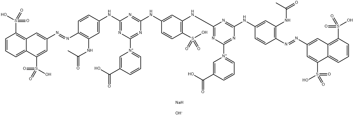 C.I. Reactive yellow 163 Struktur